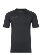 Hml First Performance Jersey S/S Sport T-Kortærmet Skjorte Black Humme...