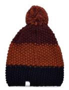 Hat - Colorblock Accessories Headwear Hats Beanie Brown Color Kids