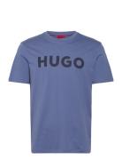 Dulivio Designers T-Kortærmet Skjorte Blue HUGO