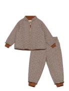 Liv Thermo Set - Mini Outerwear Thermo Outerwear Thermo Sets Beige Nuu...