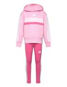 Lg 3S Tib Fl St Sport Sweatsuits Pink Adidas Sportswear