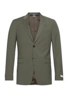 Jerrett Suits & Blazers Blazers Single Breasted Blazers Khaki Green Ti...