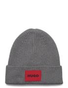 Pull On Hat Accessories Headwear Hats Beanie Grey Hugo Kids