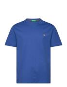 T-Shirt Tops T-Kortærmet Skjorte Blue United Colors Of Benetton