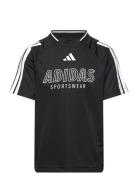 J Hot Tee Sport T-Kortærmet Skjorte Black Adidas Sportswear