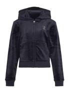 Jc Diamante Zip Thru Hood Tops Sweatshirts & Hoodies Hoodies Navy Juic...