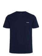 Basic Tee Tops T-Kortærmet Skjorte Navy 7 Days Active