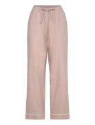 Flannel Pyjama Pants Pyjamas Nattøj Pink Hunkemöller