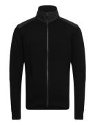 Kelby Zip Cardigan Black Tops Knitwear Cardigans Black Belstaff