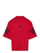 J Fi 3S T Sport T-Kortærmet Skjorte Red Adidas Sportswear