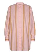 Rohkea Puhveli Tops Shirts Long-sleeved Pink Marimekko
