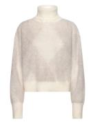 Fewani Tops Knitwear Turtleneck Cream BOSS