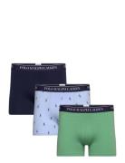 Classic Stretch-Cotton Trunk 3-Pack Boxershorts Navy Polo Ralph Lauren...