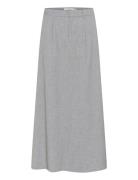 Callagz Hw Skirt Skirts Maxi Skirts Grey Gestuz