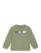 Sweater L/S Tops Sweatshirts & Hoodies Sweatshirts Green United Colors...