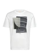 T-Shirt With Photoprint Tops T-Kortærmet Skjorte White Tom Tailor