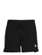 W 3S Sj Sho Sport Shorts Sweat Shorts Black Adidas Sportswear