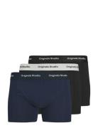 Jacvesterbro Solid Trunks 3 Pack Noos Boxershorts Navy Jack & J S