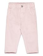 Drawstring Waist Jeans Bottoms Jeans Loose Jeans Pink Mango