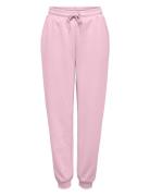 Onplounge Hw Swt Pnt Noos Sport Trousers Joggers Pink Only Play