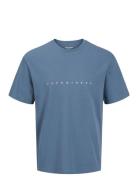 Jjestar Jj Tee Ss Noos Tops T-Kortærmet Skjorte Blue Jack & J S
