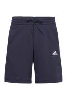 Essentials Fleece 3-Stripes Shorts Sport Shorts Sweat Shorts Navy Adid...