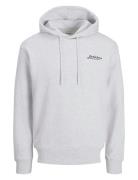 Jjbeau Sweat Hood Ln Tops Sweatshirts & Hoodies Hoodies Grey Jack & J ...