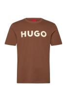 Dulivio Designers T-Kortærmet Skjorte Brown HUGO