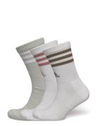 3S C Spw Crw 3P Sport Socks Regular Socks White Adidas Performance