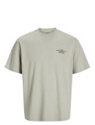 Jprblachad Branding Ss Crew Neck Tee Sn Tops T-Kortærmet Skjorte Grey ...
