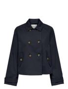 Onlapril Life Short Trenchcoat Otw Noos Trenchcoat Frakke Black ONLY