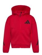 J Z.n.e.fz Tops Sweatshirts & Hoodies Hoodies Red Adidas Sportswear