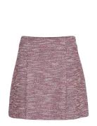 Ihkate Checlé Sk Skirts Short Skirts Burgundy ICHI