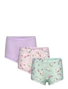 Boxer 3 Pack Unicorns Night & Underwear Underwear Panties Pink Lindex