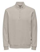Onsceres Half Zip Sweat Noos Tops Sweatshirts & Hoodies Sweatshirts Cr...
