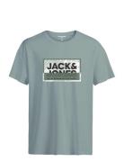 Jcologan Tee Ss Crew Neck Sn Mni Tops T-Kortærmet Skjorte Grey Jack & ...