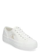 Vulc Flatform Low Cv Mg Low-top Sneakers White Calvin Klein