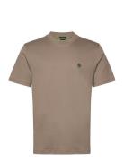 Tee Tl Sport Men Sports Clothes Sport Tops Sport T-Skjorte Brown BOSS