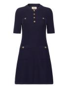 Roxanne Dress Kort Kjole Navy Jumperfabriken