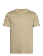 Perry Crunch O-Ss Tee Tops T-Kortærmet Skjorte Khaki Green Mos Mosh Ga...