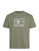 Crossing T-Shirt Tops T-Kortærmet Skjorte Khaki Green Makia