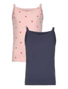 Tnthe New Strap Top 2-Pack Tops T-shirts Sleeveless Multi/patterned Th...