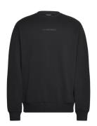 Callan Crew Neck Tops Sweatshirts & Hoodies Sweatshirts Black J. Linde...