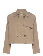 Cc Heart Alicia Short Trenchcoat Trenchcoat Frakke Beige Coster Copenh...