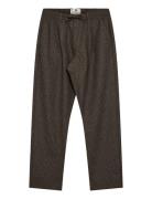 Akjan Wool Pants Bottoms Trousers Casual Brown Anerkjendt