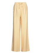 Talisia Bottoms Trousers Wide Leg Yellow BOSS