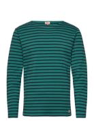 Breton Striped Shirt Héritage Designers T-Langærmet Skjorte Green Armo...