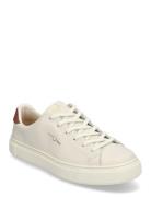 B71 Leather Low-top Sneakers Cream Fred Perry