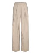 Ihzimmie Pa4 Bottoms Trousers Suitpants Beige ICHI