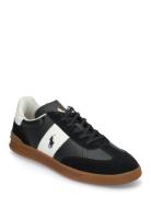 Heritage Aera Leather-Suede Sneaker Low-top Sneakers Black Polo Ralph ...